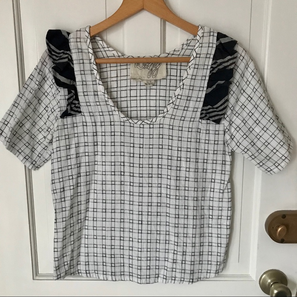 Ace & Jig Fiddle Top in trellis